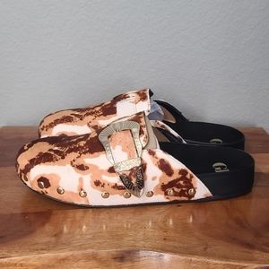 Gianni Bini Shoes Gianni Bini Slipon Cow Print Calf Hair